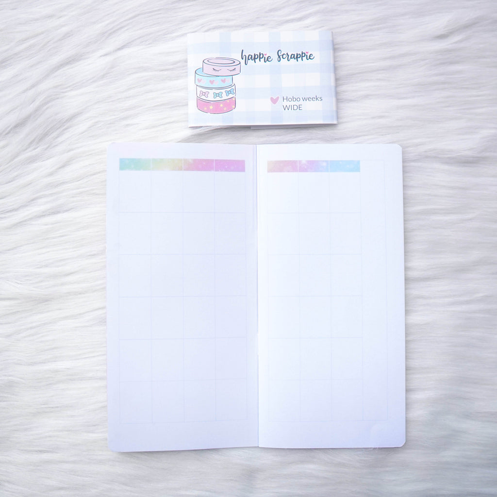 Travel Notebook (All Sizes) - Positivi-TEA // Weekly (With Monthly View)