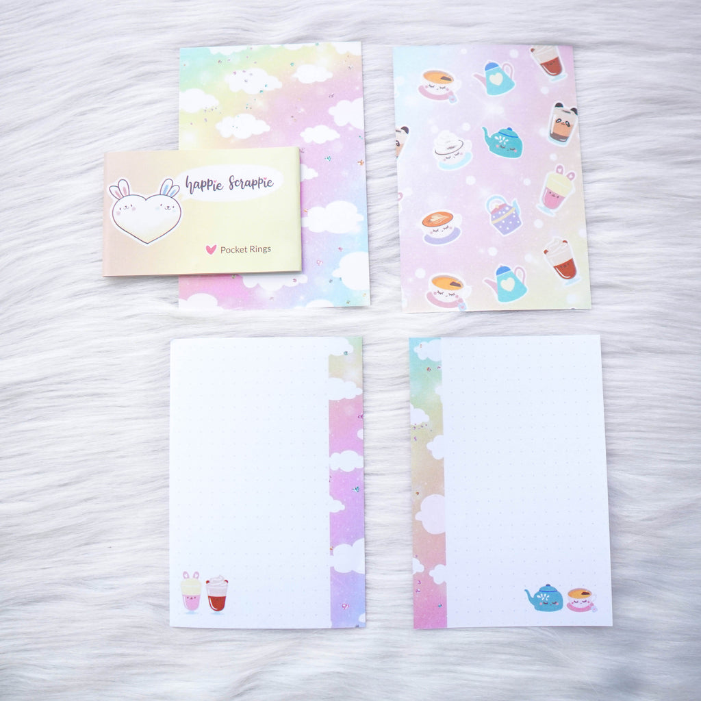 Disc / Rings Planner Inserts - Positivi-TEA // Dotted