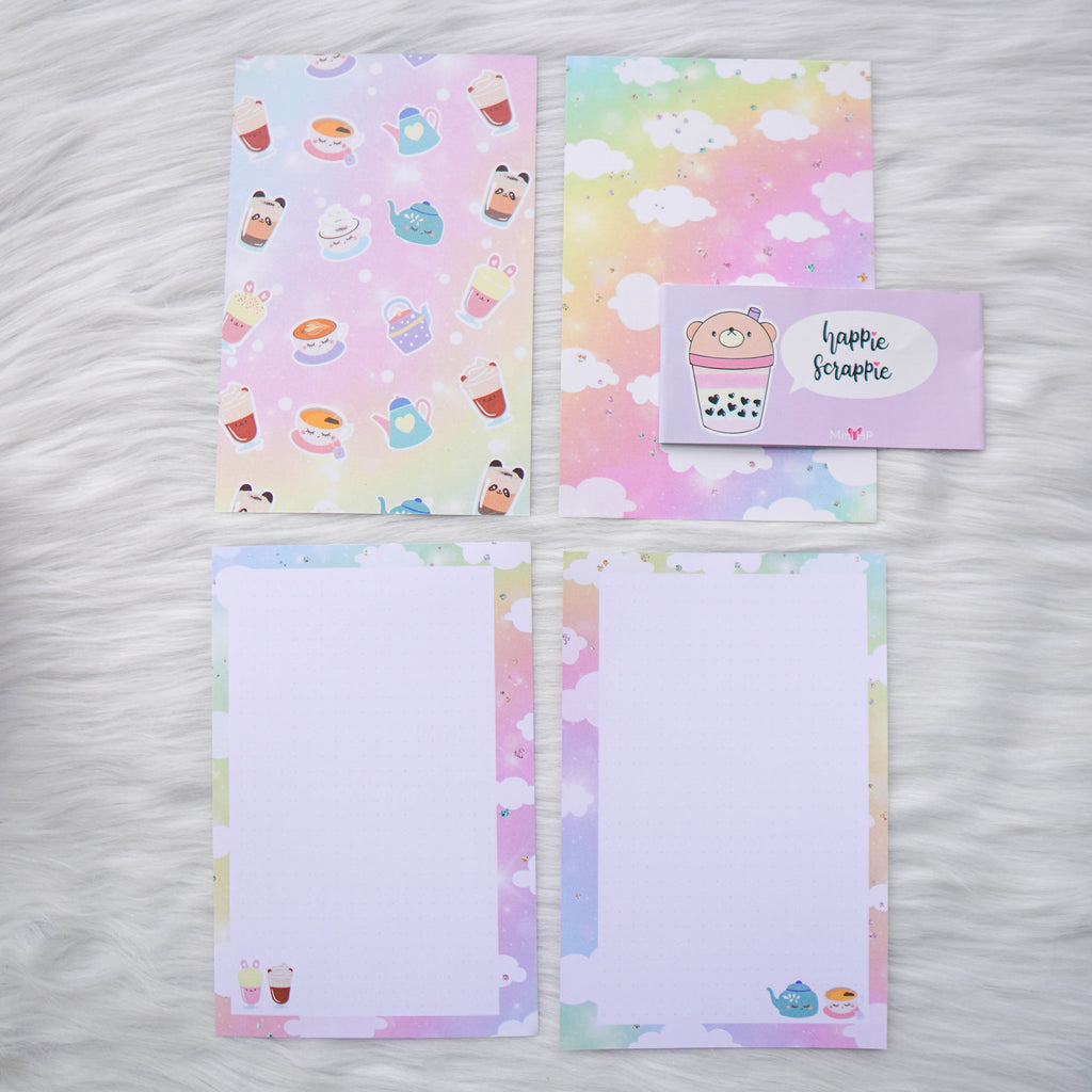 Disc / Rings Planner Inserts - Positivi-TEA // Dotted