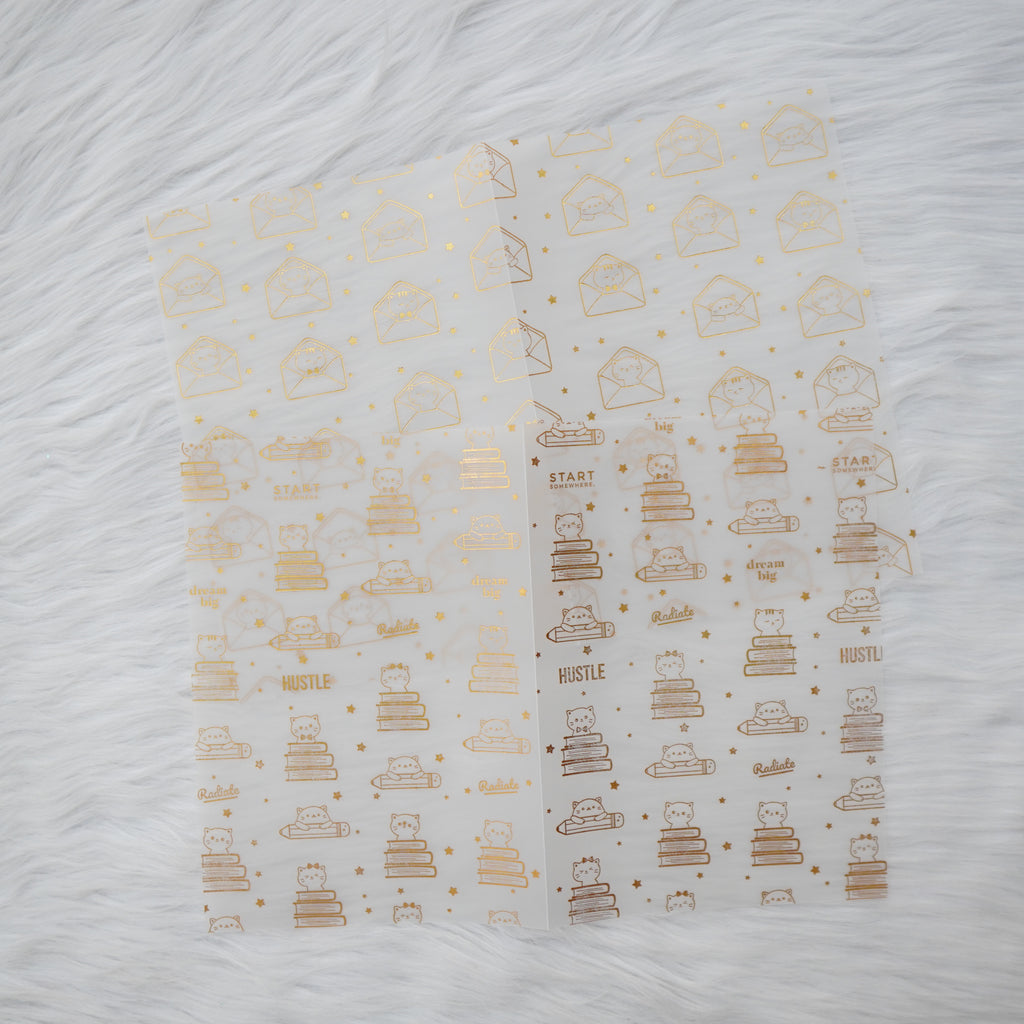 Vellum : Holo Gold Foiled // Fave Things (Set of 2)