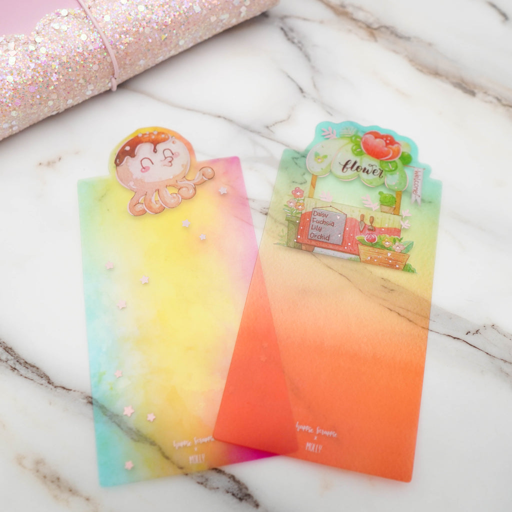 Hobo Washi Cards : Foodie's Delight (Collab with Molly) // Holo Silver Foil (Jumbo - Set of 2)