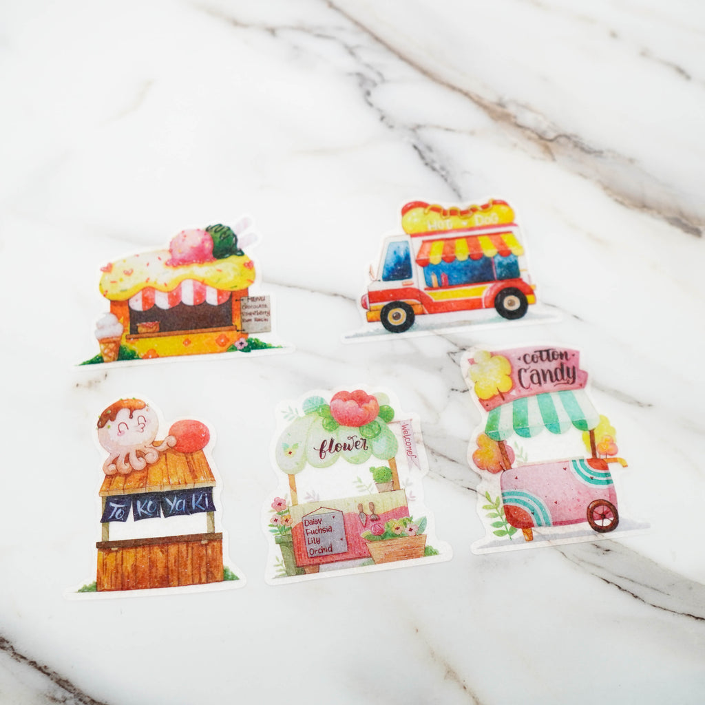 Die Cut Stickers : Foodie's Delight // Collab with Molly