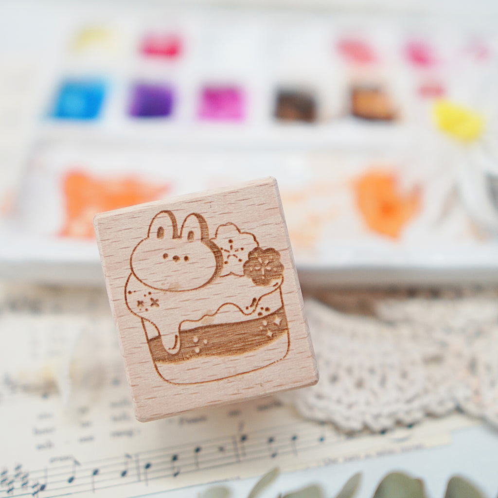 Stamp : Hanami Cafe // Bunny Short Cake (STA012)