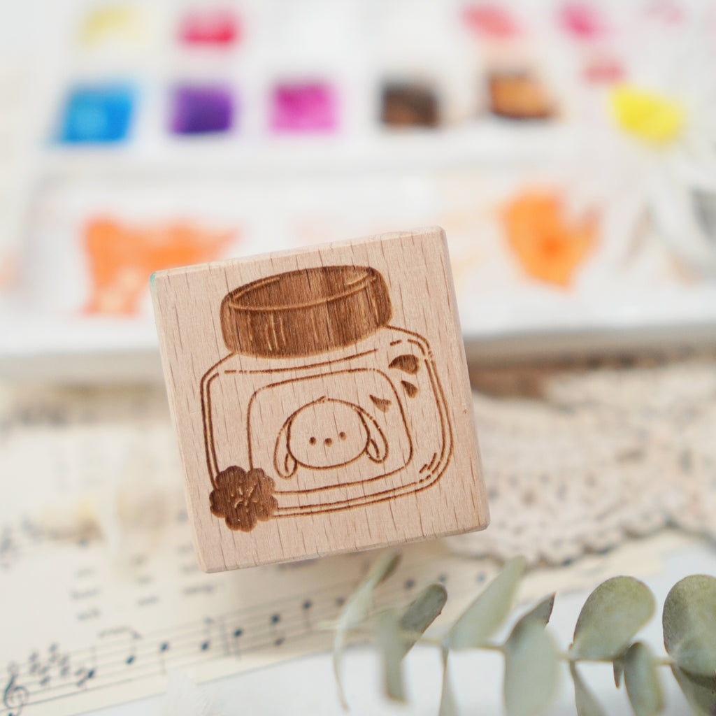 Stamp : Hanami Cafe // Ink Bottle Bunny (STA010)