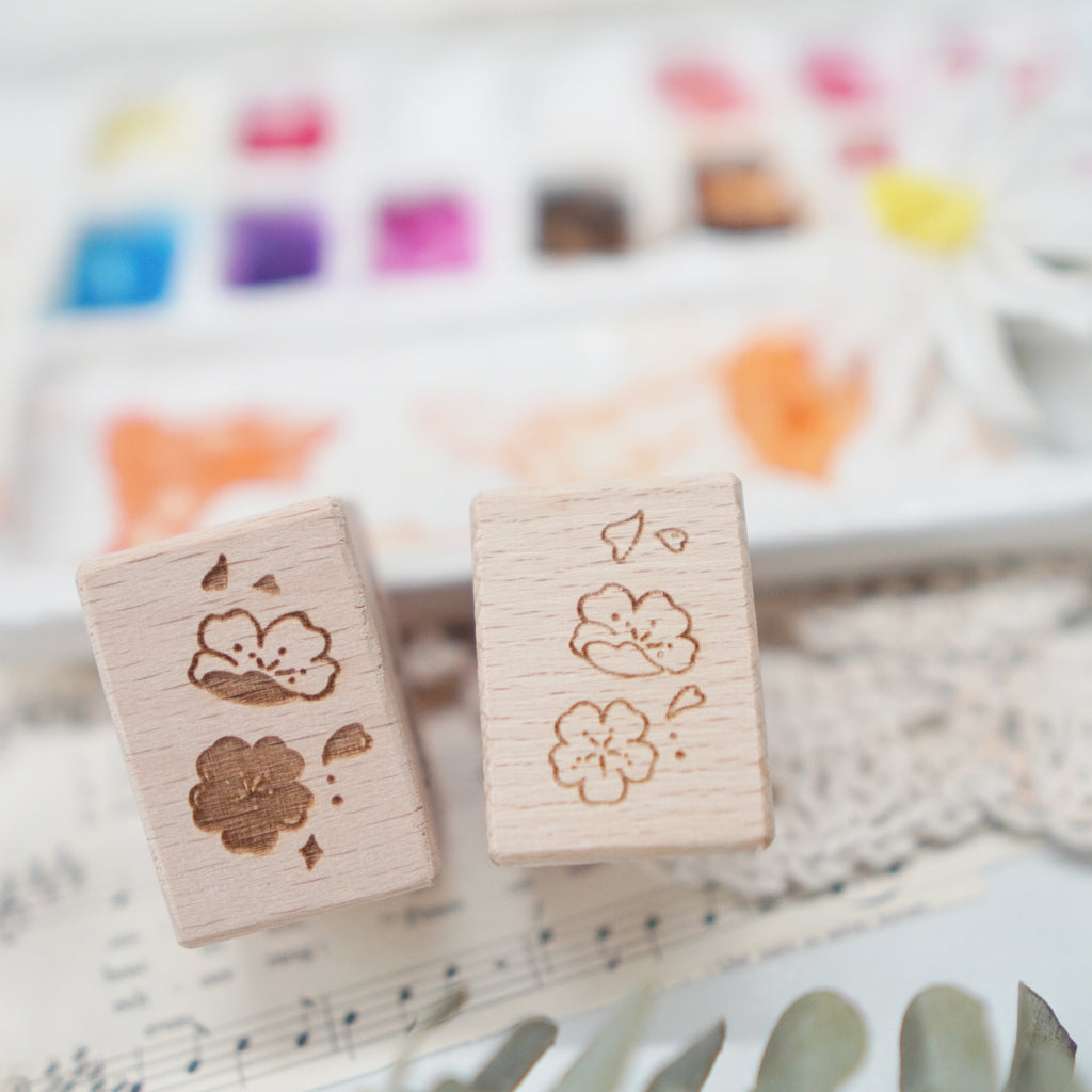 Stamp : Hanami Cafe // Sakura (Set of 4) (STA002)