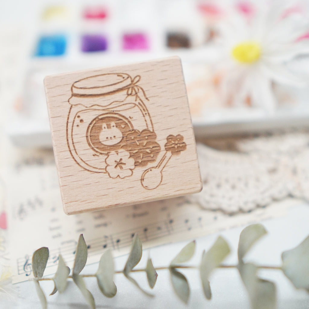 Stamp : Hanami Cafe // Bunny Jam Jar (STA020)