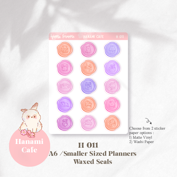 Quarter Sticker : Hanami Cafe // Buy-All-Bundle (NO FOIL) (H003 - H011)