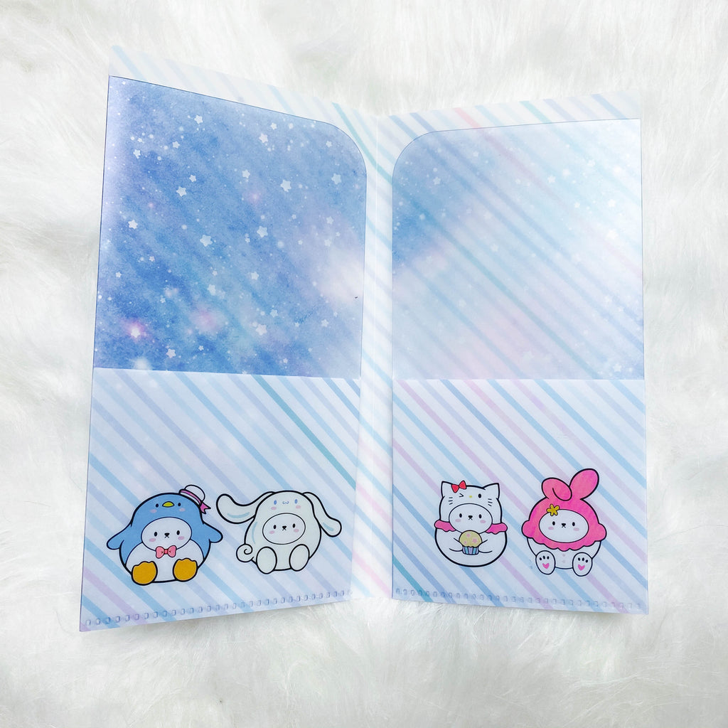 Hobo Weeks Sticker Folder : Cutie Patootie Storage Folder (Holo Silver Foiled)