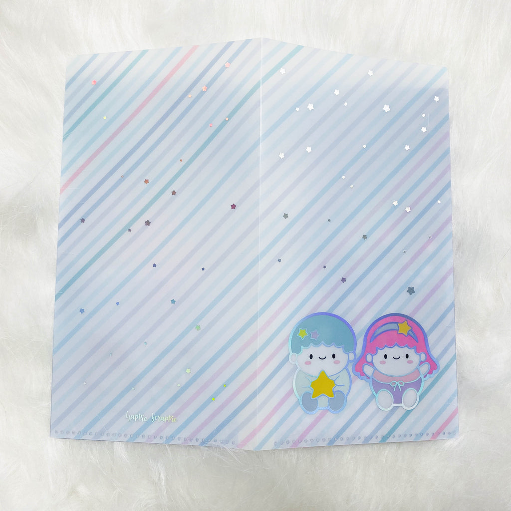 Hobo Weeks Sticker Folder : Cutie Patootie Storage Folder (Holo Silver Foiled)