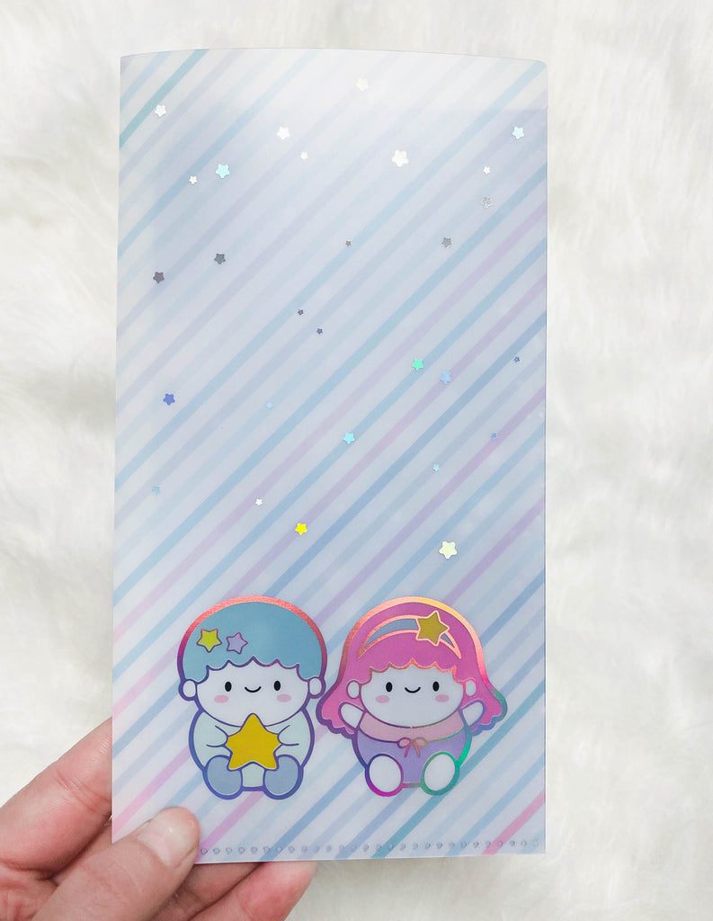 Hobo Weeks Sticker Folder : Cutie Patootie Storage Folder (Holo Silver Foiled)