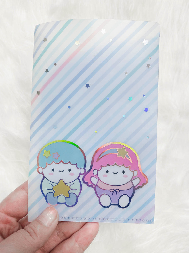 Regular Sticker Folder : Cutie Patootie Storage Folder (Holo Silver Foiled)