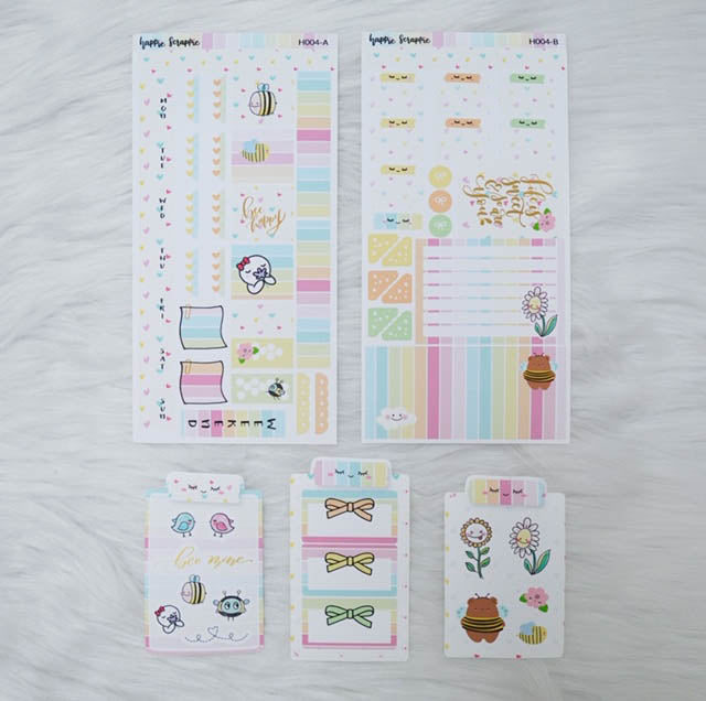 Hobonichi Weeks Sticker Kit - Bee-You-Tiful // H004