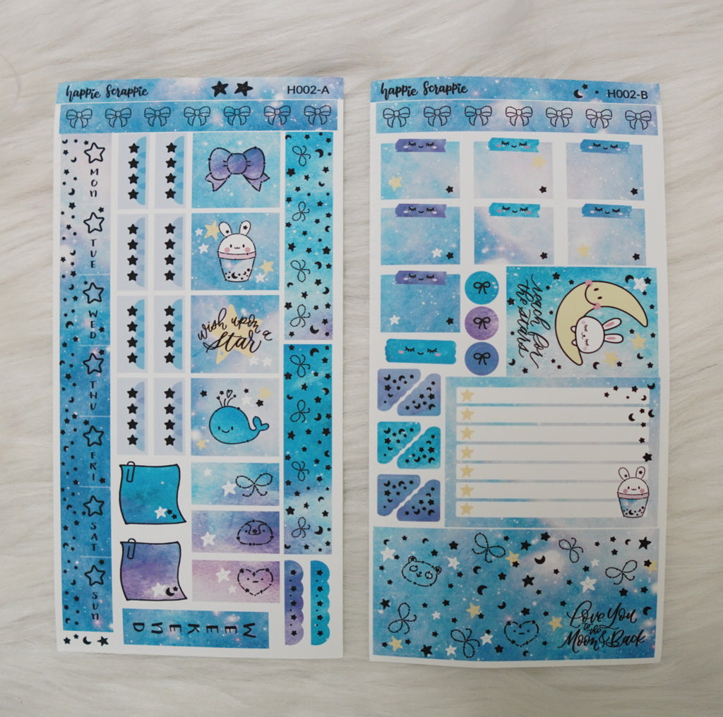 Hobonichi Weeks Sticker Kit - Constellation // H002 - Foiled Stickers