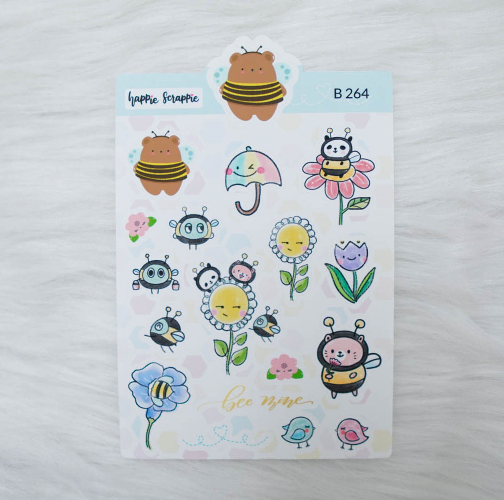 Planner Stickers : Bee-YOU-tiful- Elements 2 (B264)
