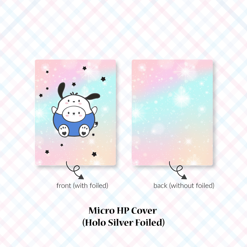 Planner Cover : Cutie Patootie // Blue Shirt Dog (Holo Silver Foiled)