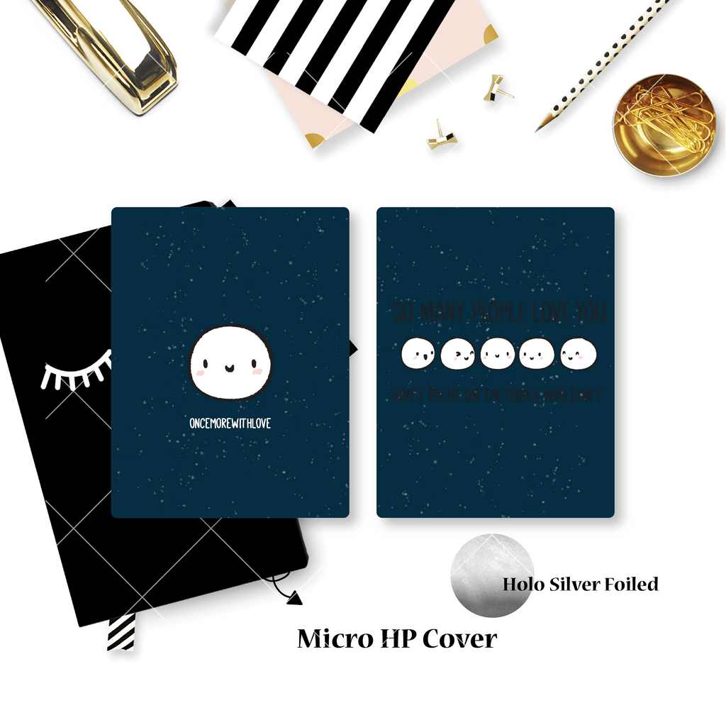 Planner Cover :  Munchkin Loves You (Holo Silver Foiled) // OnceMoreWithLove Collab
