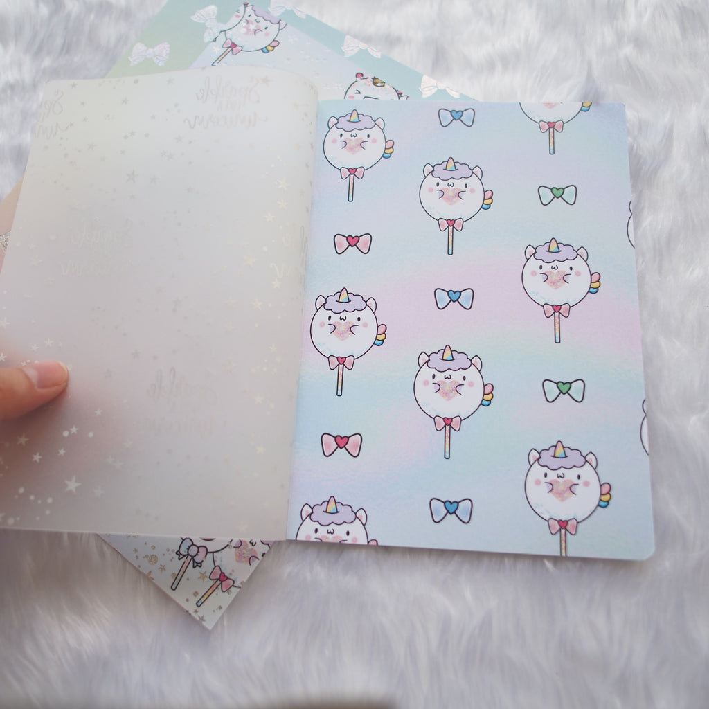 Travel Notebook (All Sizes) - Magical Wishes (Unicorn) // Collabs with Annie Plans Printables