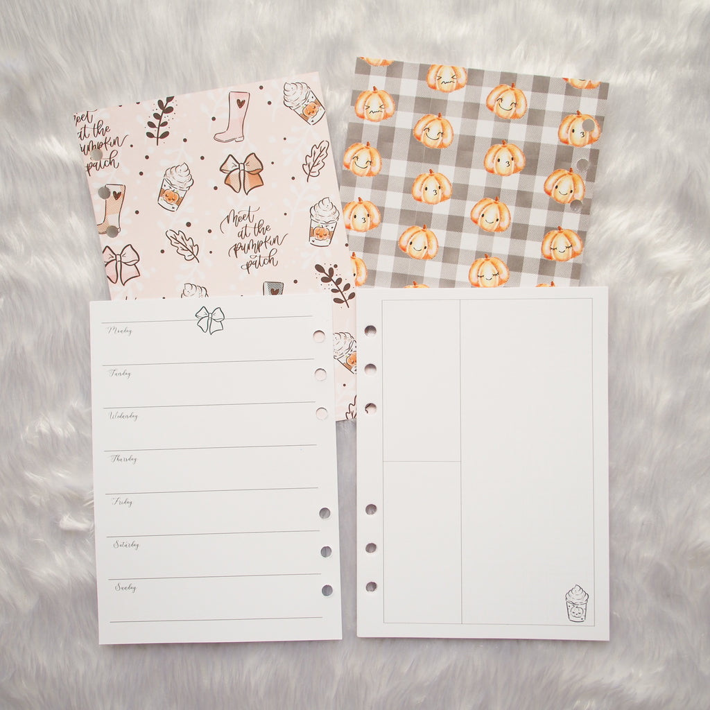 Rings Planner Inserts - Sweater Weather // Weekly