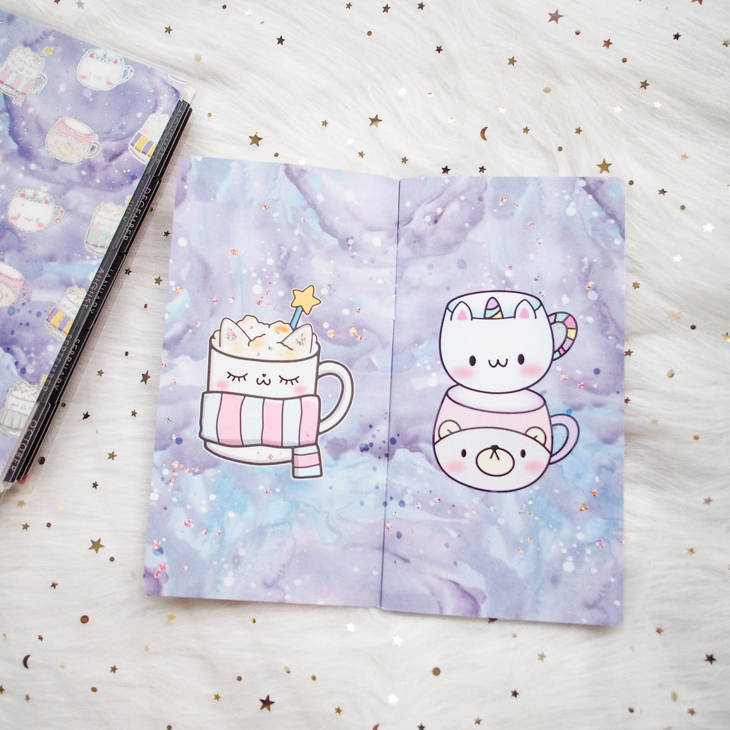 Travel Notebook (All Sizes) - Hug In A Mug // Collabs with Annie Plans Printables