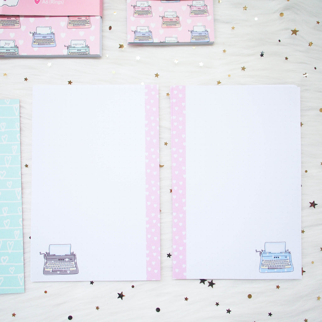 Disc / Rings Planner Inserts - You Are Just My Type // Dotted