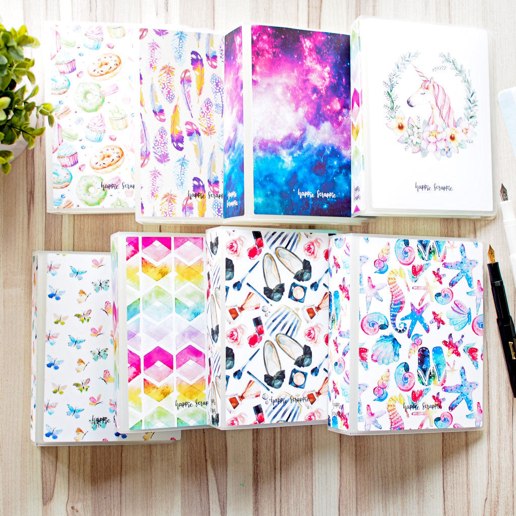 Sticker Album : Regular Sticker Albums // A080 - Hello Petite Paper Collab (Floral)