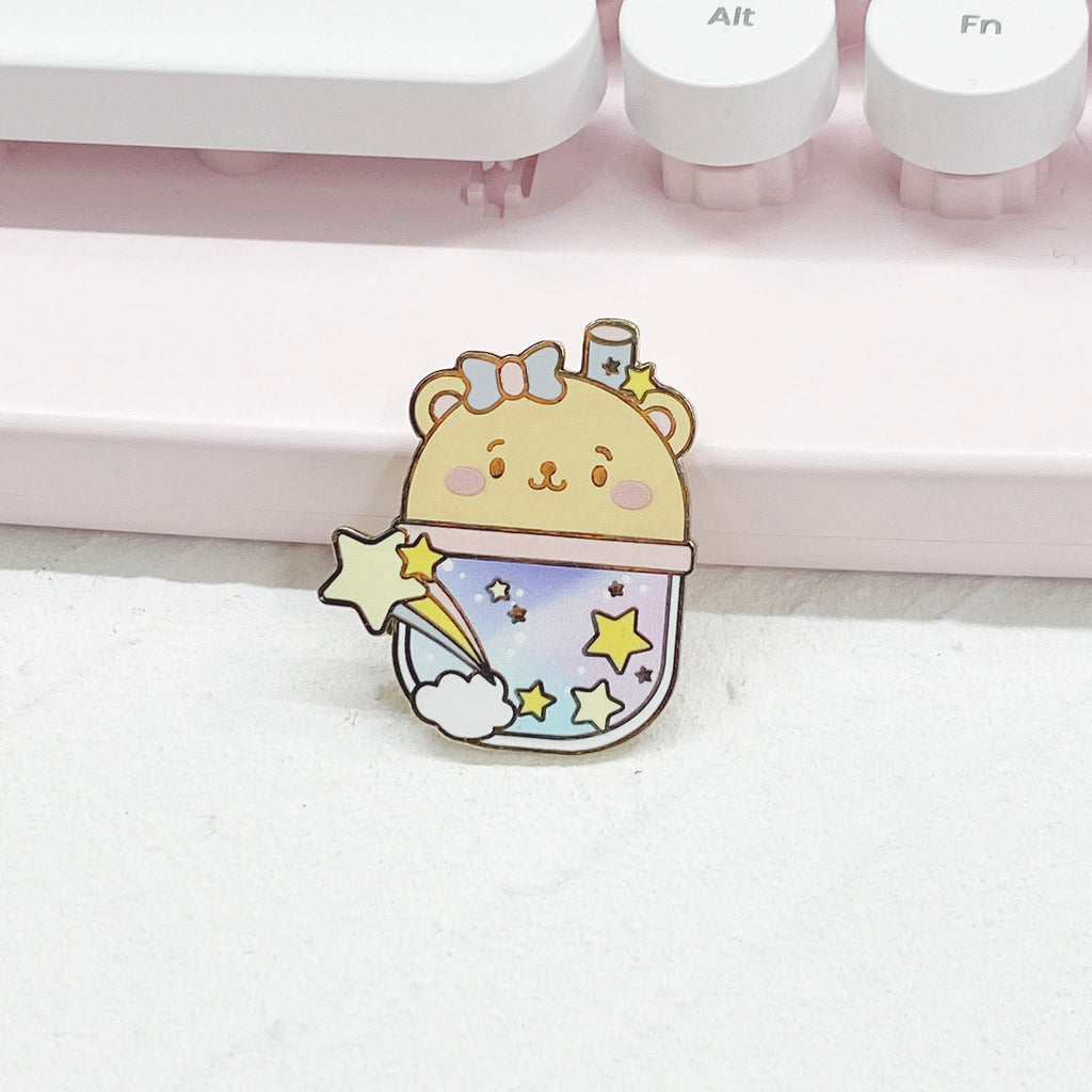 Pins : Pastel Galaxy Boba Bear