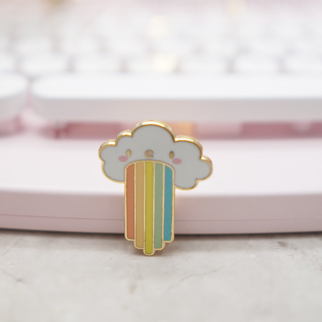 Pins :  Rainbow Cloud Vomitting