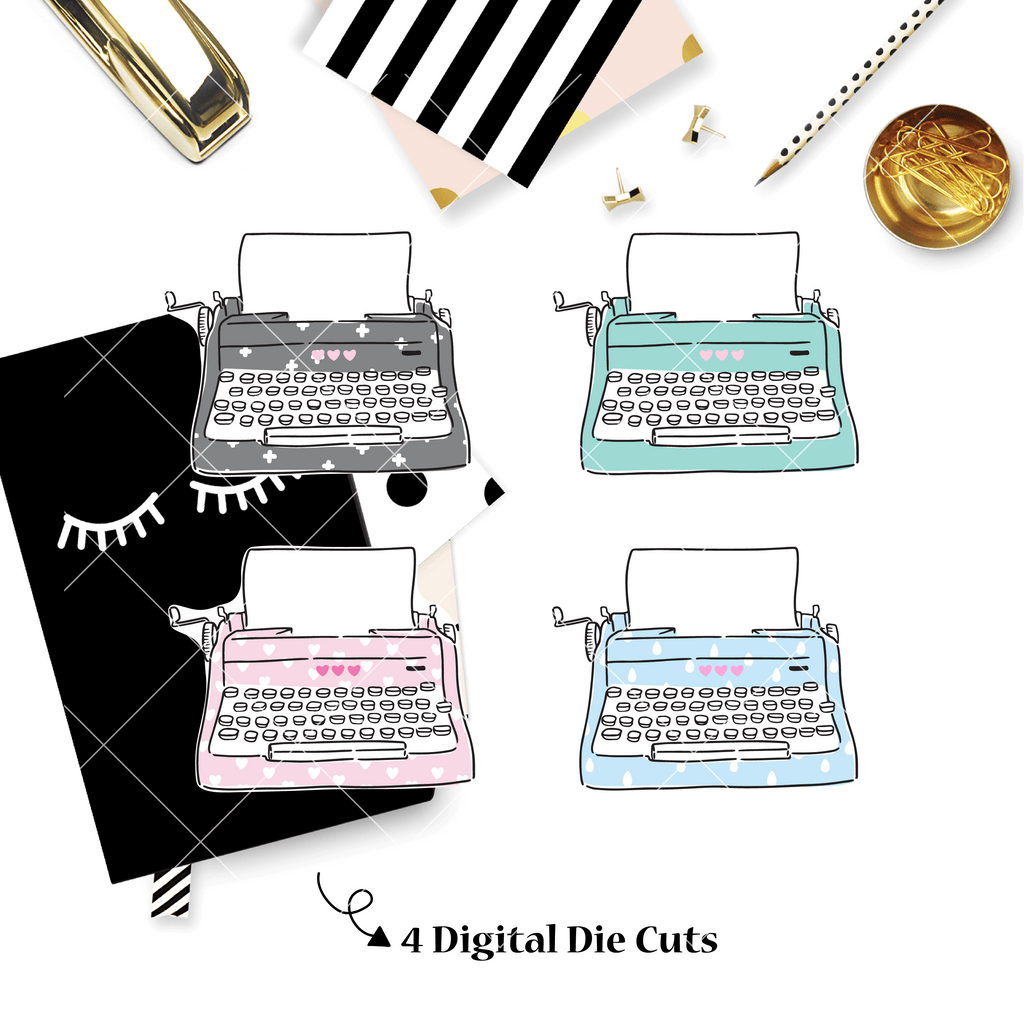 DIGITAL DOWNLOAD! - No Physical Product : You Are Just My Type Themed/ Typewriter