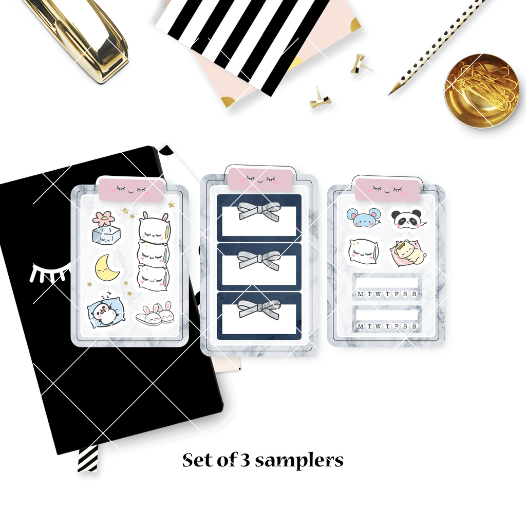 Hobonichi Weeks Sticker Kit - Me Time // H015 - Foiled Stickers