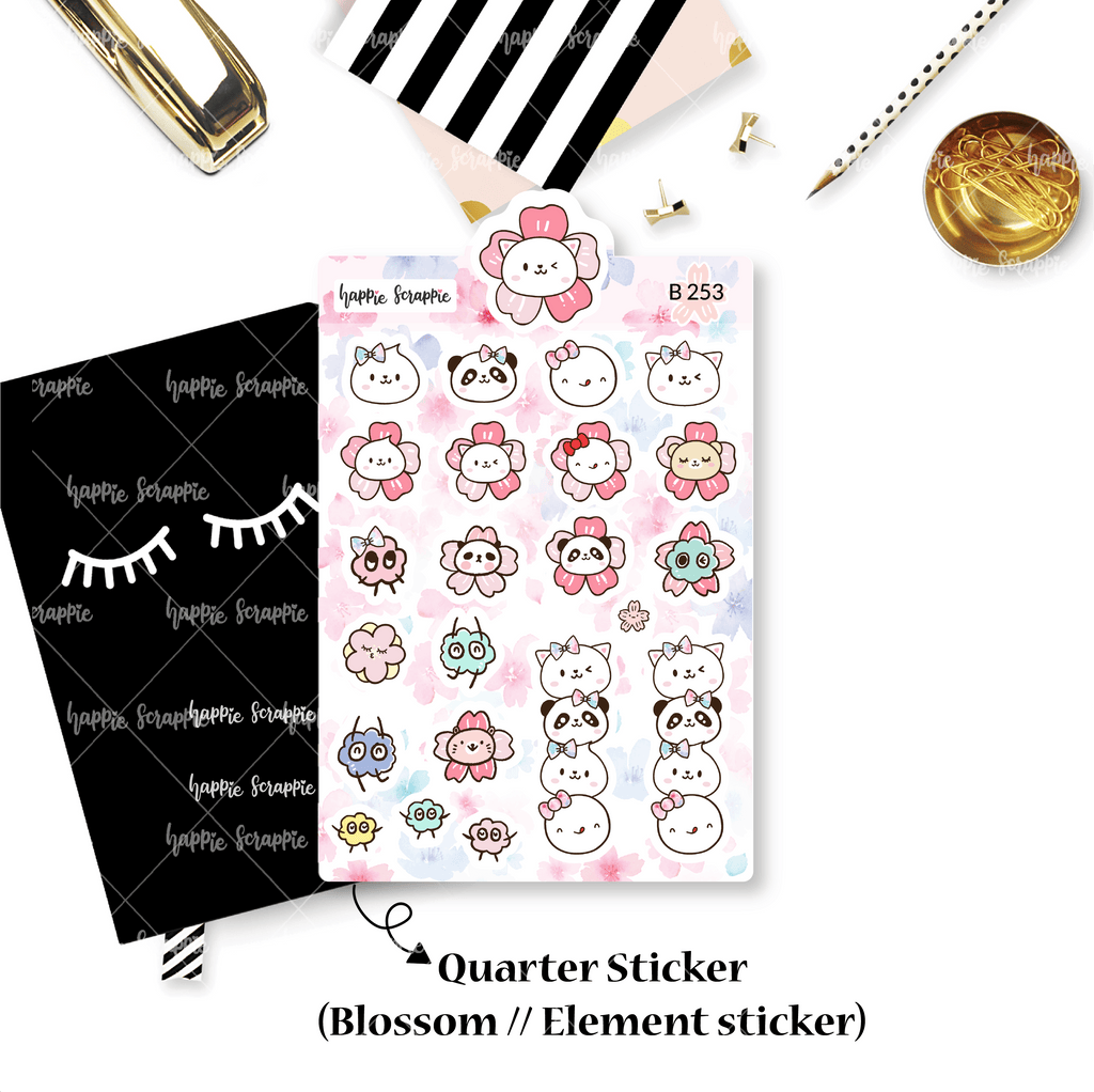 Planner Stickers : Blossom - Elements (B253)