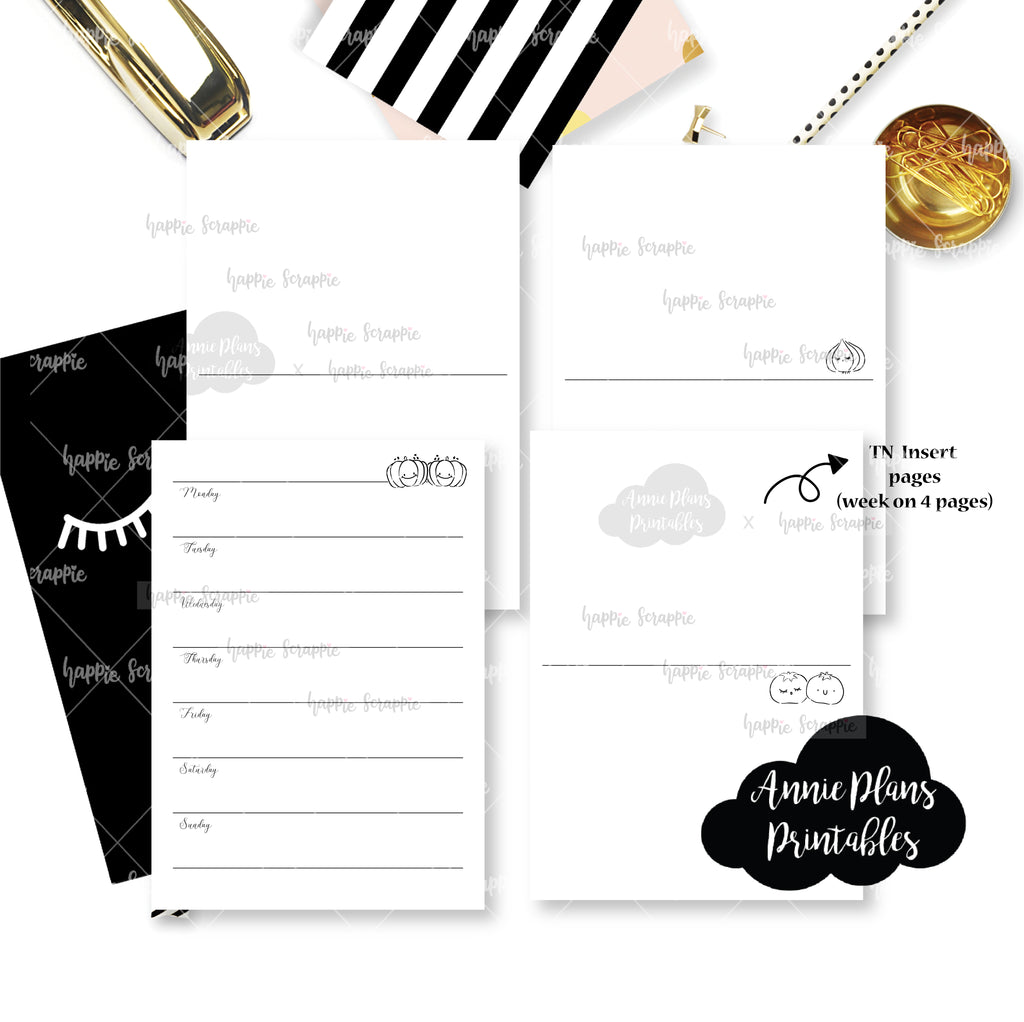Travel Notebook (All Sizes) - Farmers Market // Collabs with Annie Plans Printables