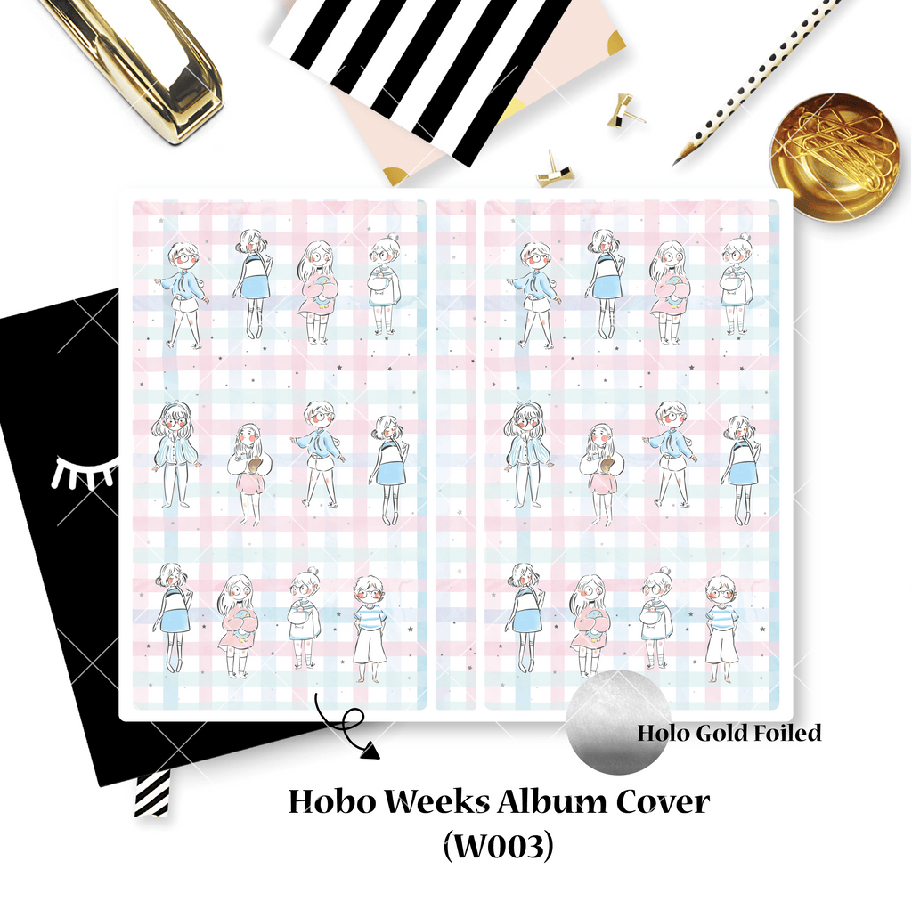 Sticker Album : Hobo Weeks Albums // W003 - Girls (Collab With Qiara Teor)