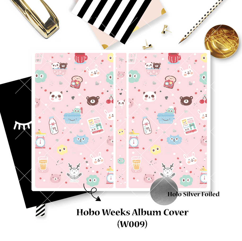 Sticker Album : Hobo Weeks Albums // W009 - Pink Breakfast (Collab With Happy Daya)