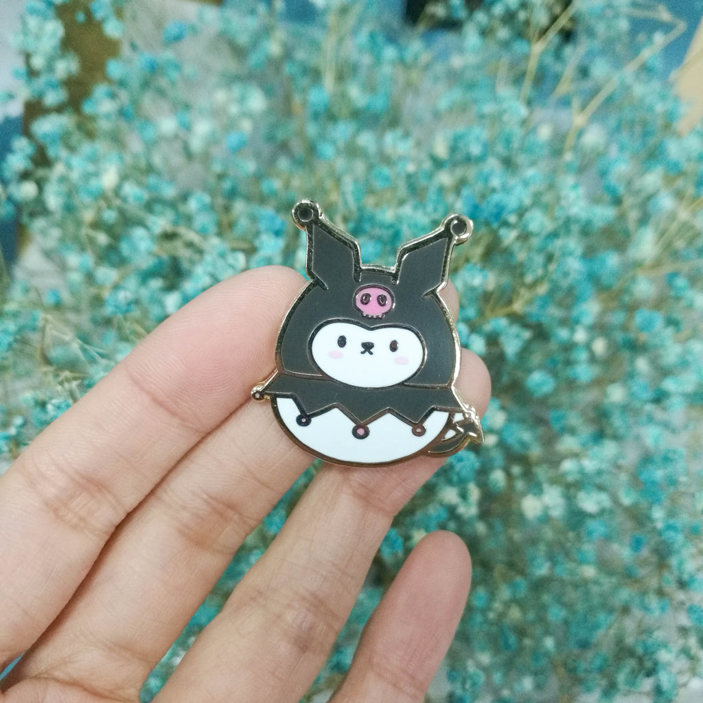 Pins : Cutie Patootie // Evil Bunny //  Magnetic Backing
