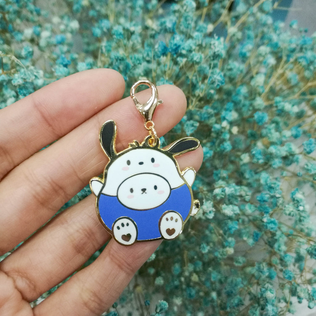 Dangling Charm : Cutie Patootie // Blue Shirt Dog