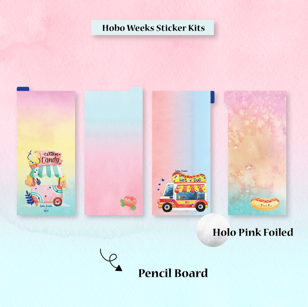 Pencil Board : Foodie's Delight // Hobonichi Weeks / Weeks Mega (Set of 2) // Collab with Molly