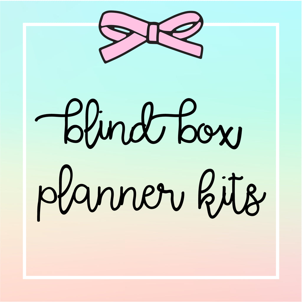 Sales // Blind Box - Happie Planner Kits (Random Sizes) // 53% discount