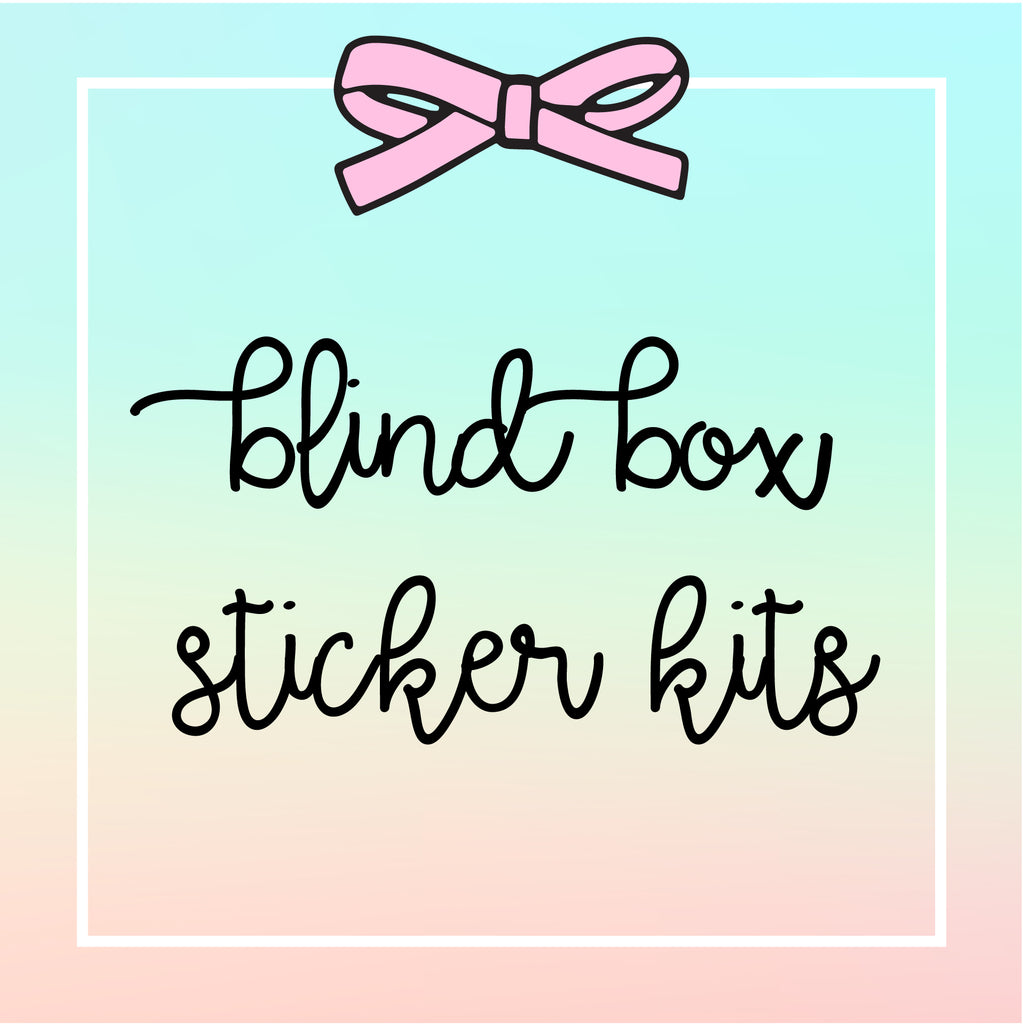 Sales // Blind Box - Happie Sticker Kits // 53% discount