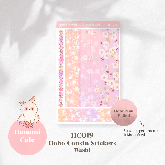 Hobo Cousin Sticker : Hanami Cafe // Buy-All-Bundle (WITH FOIL) (HC011 - HC025)