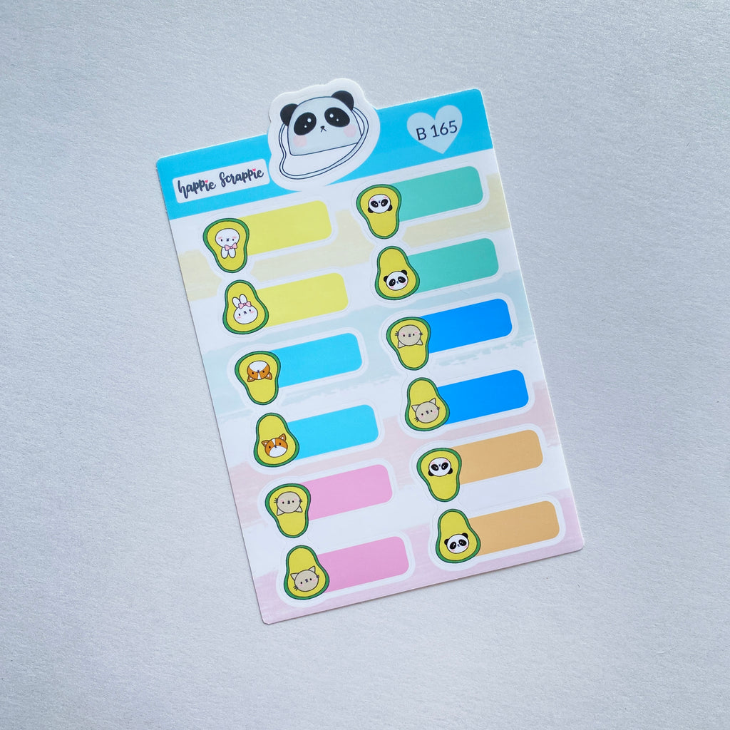 Planner Stickers : Avonimals Tab (B165)