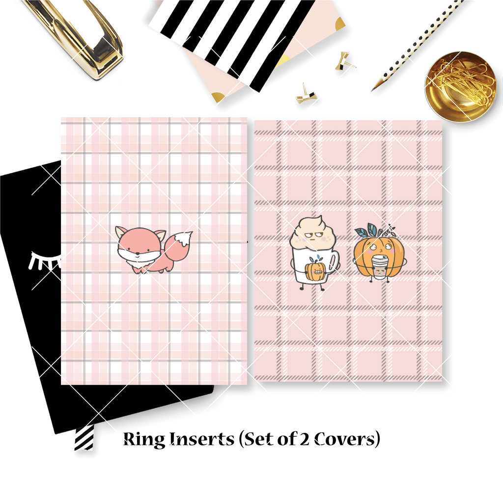 Disc / Rings Planner Inserts - Warm & Fuzzy // Dotted