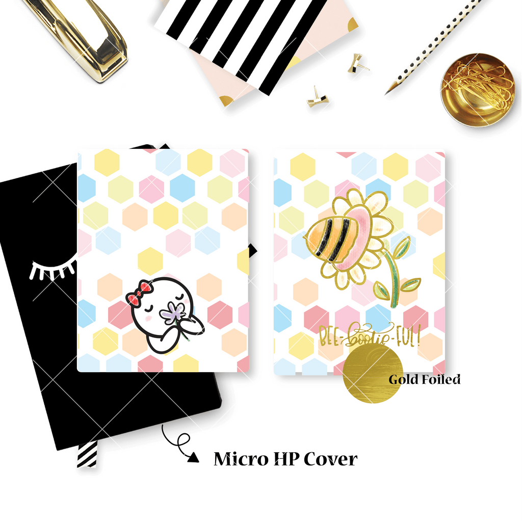 Planner Cover : Bee Booties (Gold Foiled) // Once More With Love Collab
