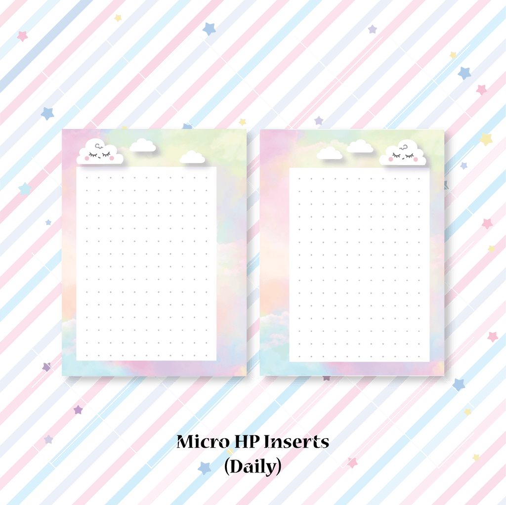 Micro HP Inserts - Rainbow Cloud // Daily