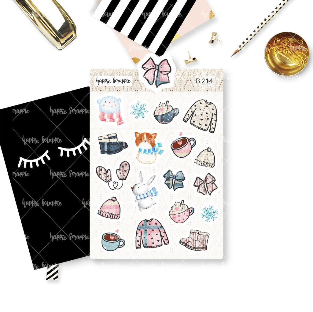 Planner Stickers : Bundle Up - Elements (B214)